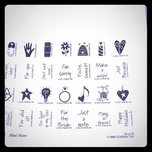 Stampin up. Mini mates 2002